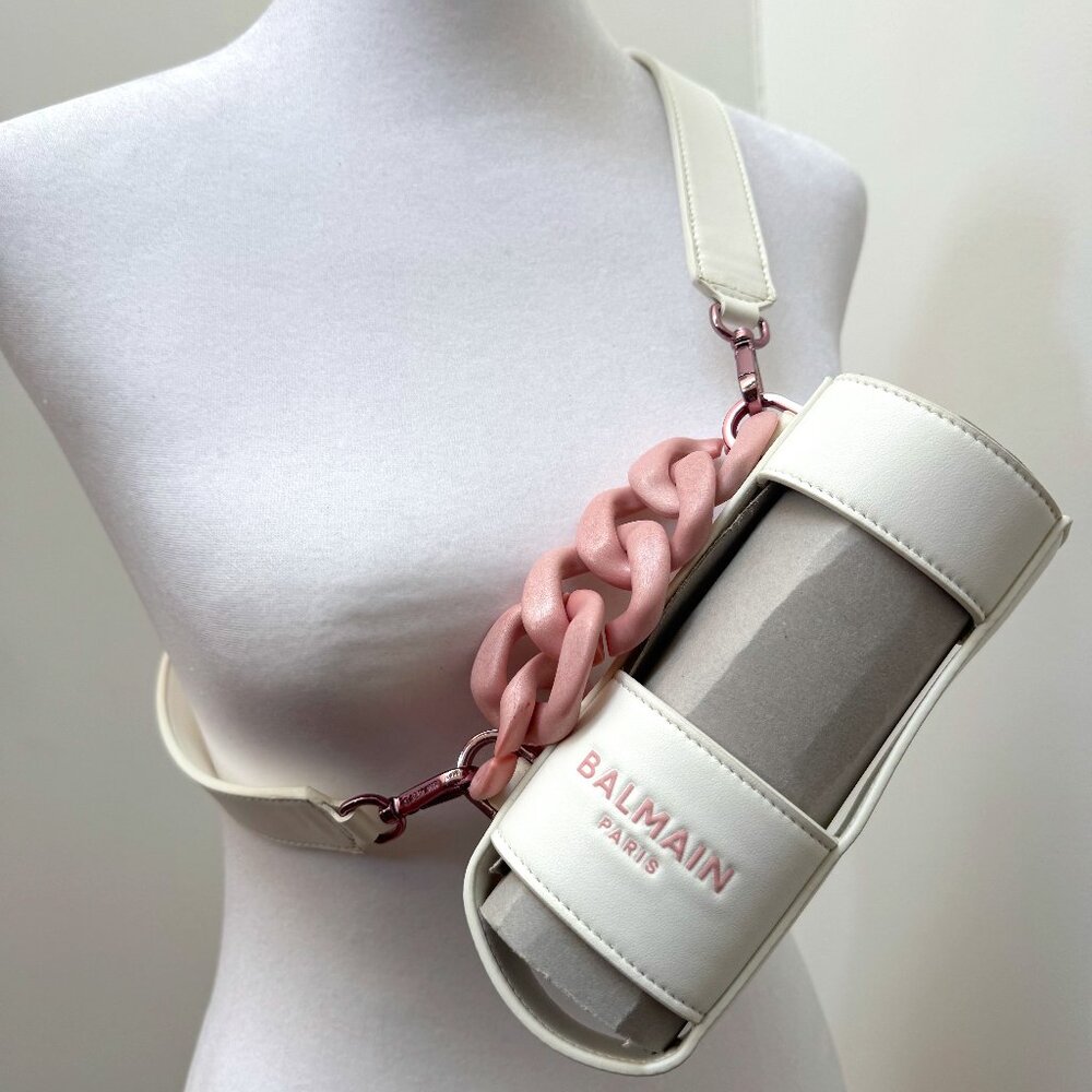 SOLD - Crossbody Balmain x evian Water Bottle Holder